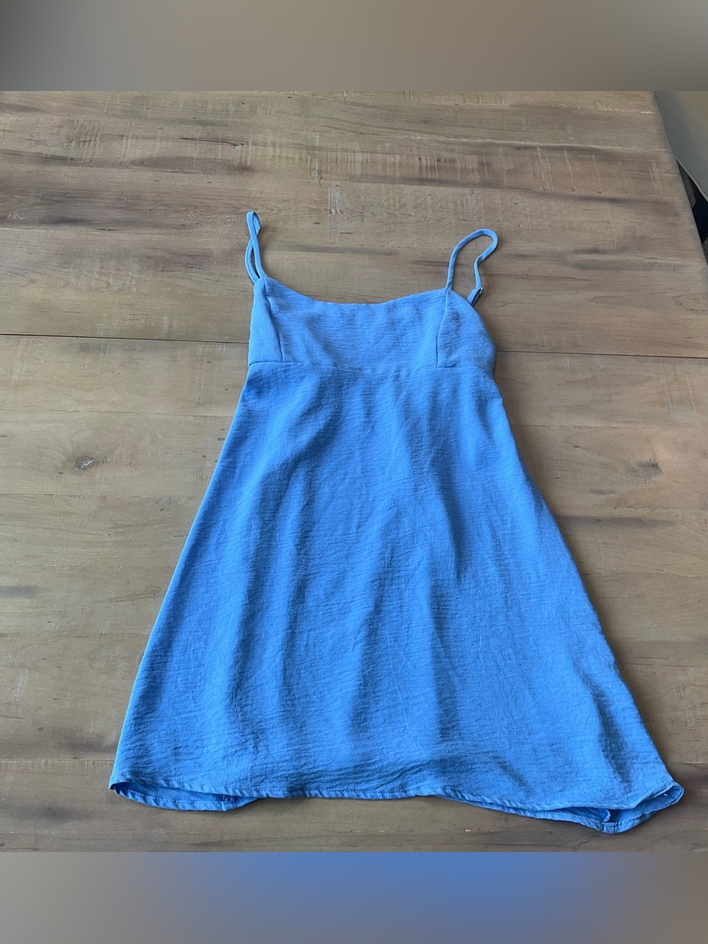 Altar'd State Powder Blue Mini Dress